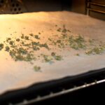 Cannabis decarboxylating in the oven